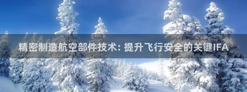 彩神v网赌软件下载：精密制造航空部件技术: 提升飞行安全的关键IFA
