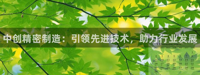 彩神8官网500：中创精密制造：引领先进技术，助力行业发展