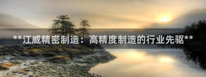 彩神v网赌软件下载：**江威精密制造：高精度制造的行业先驱**