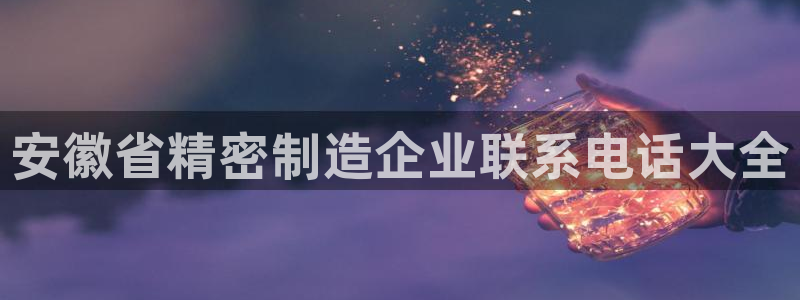 彩神v集团有限公司：安徽省精密制造企业联系电话大全