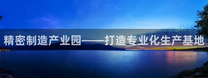 彩神v平台：精密制造产业园——打造专业化生产基地