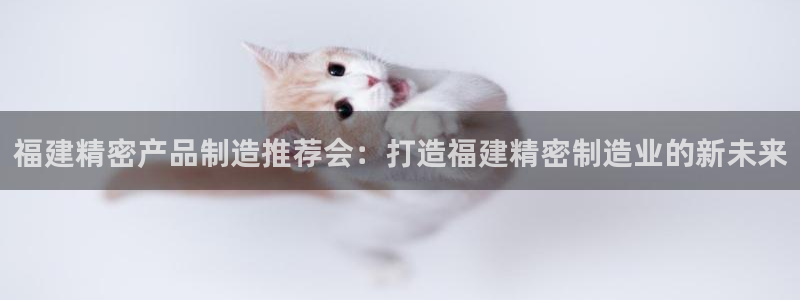 彩神v下载安装：福建精密产品制造推荐会：打造福建精密制造业的新未来