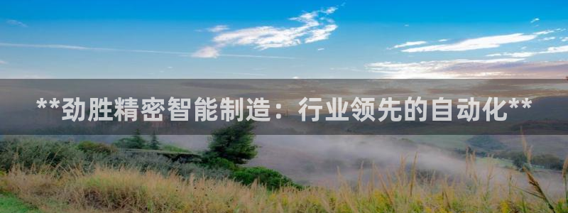 彩神购彩-购彩大厅入口下载：**劲胜精密智能制造：行业领先的自动化**