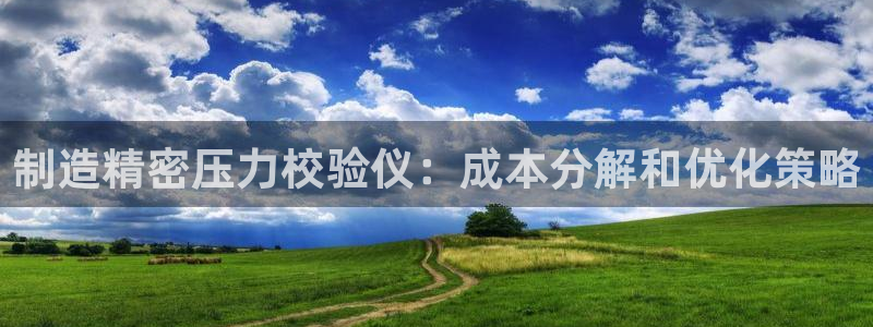 彩神争霸官网登录平台：制造精密压力校验仪：成本分解和优化策略
