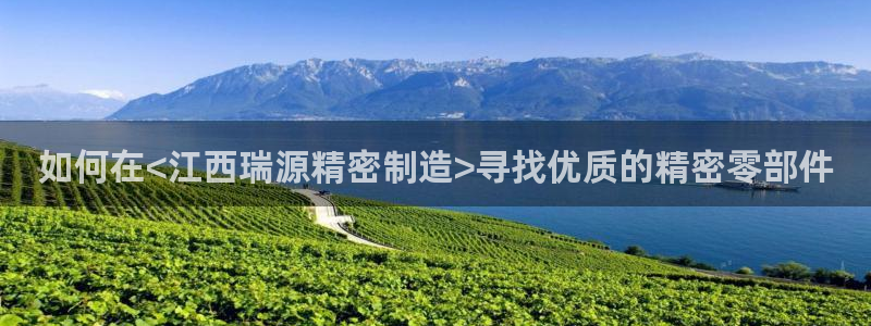 彩神vi官网版：如何在<江西瑞源精密制造>寻找优质的精密零部件