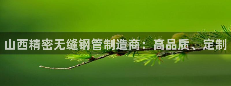 彩神vlll游戏特色：山西精密无缝钢管制造商：高品质、定制