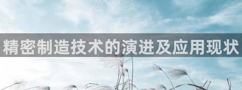 彩神8官网版是正规的吗：精密制造技术的演进及应用现状