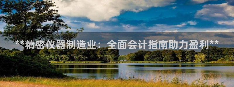 彩神v1官网：**精密仪器制造业：全面会计指南助力盈利**